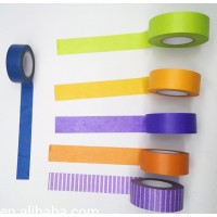 Factory Direct High Quality Heat Resistant Coloured  Automotive Washi Masking Tape For Decoration