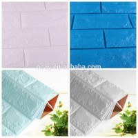 Factory direct sale xpe eva Flxiable Foam brick pvc wall panel