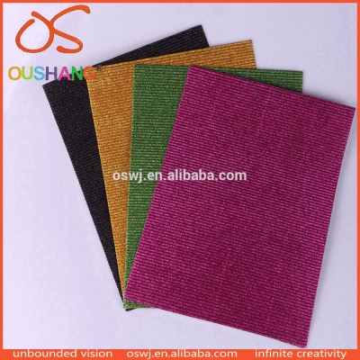 Uncoated Glitter Color Corrugated Paper